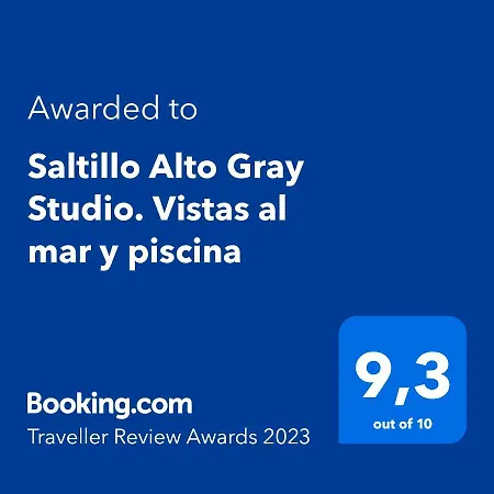 Saltillo Alto Gray Studio. Vistas Al Mar Y Piscina Apartmán *